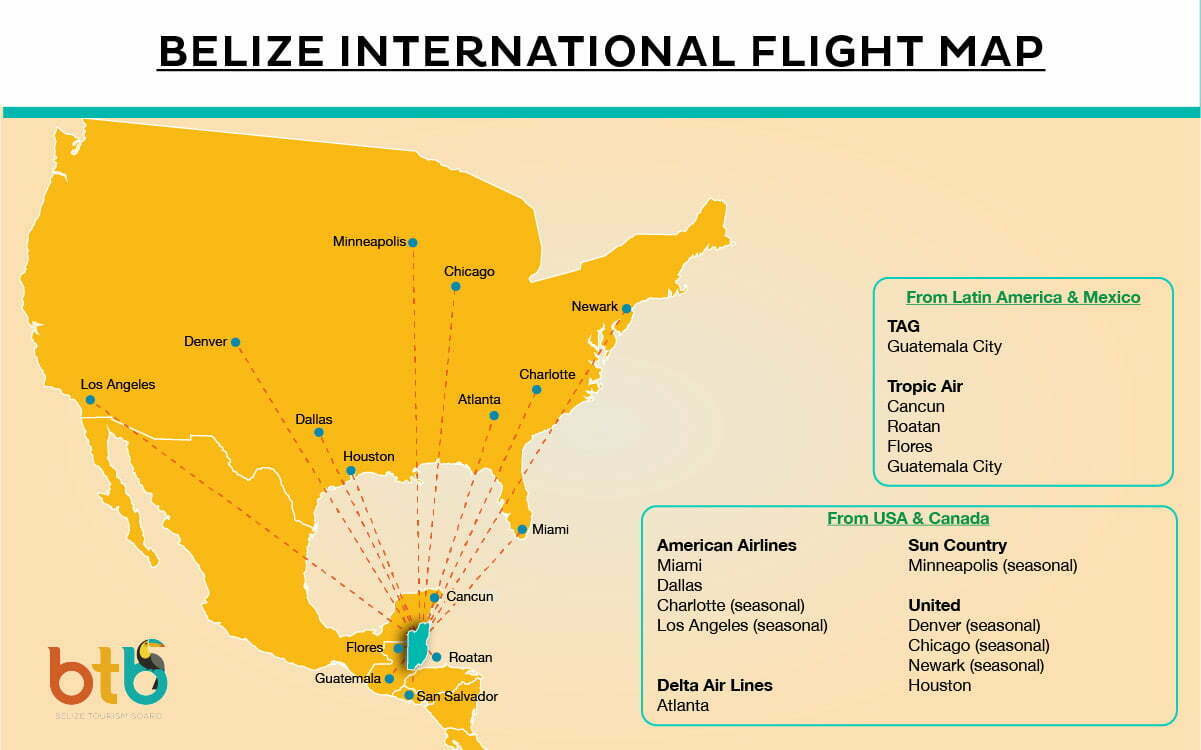 Clarity On Where Is Belize Its International Airport 2021   Belize Location And US Flights 